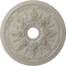 Ekena Millwork Rose and Ribbon Medallion (Canopies up to 4"), 23 5/8"OD x 4"ID x 1 1/2"P, Pot of Cream Crackle CM23ROPCC - alternate 1